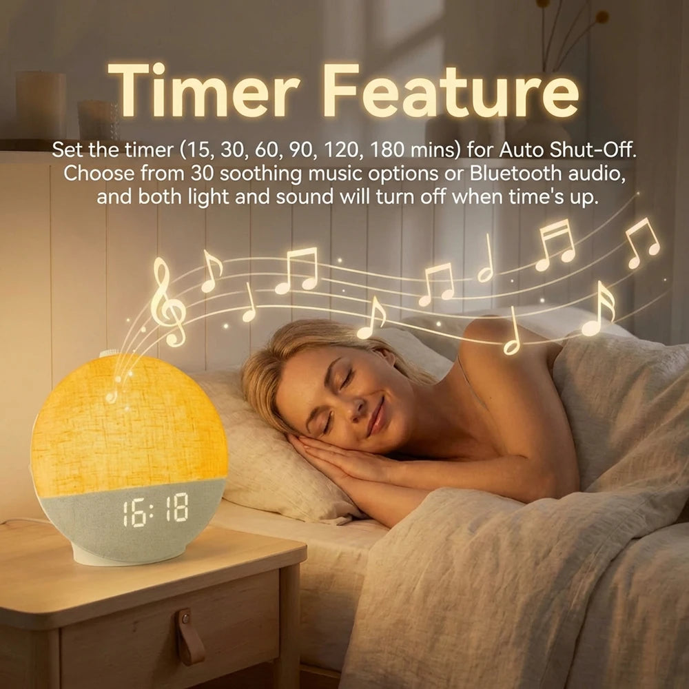 Réveil simulateur d'aube matinal 